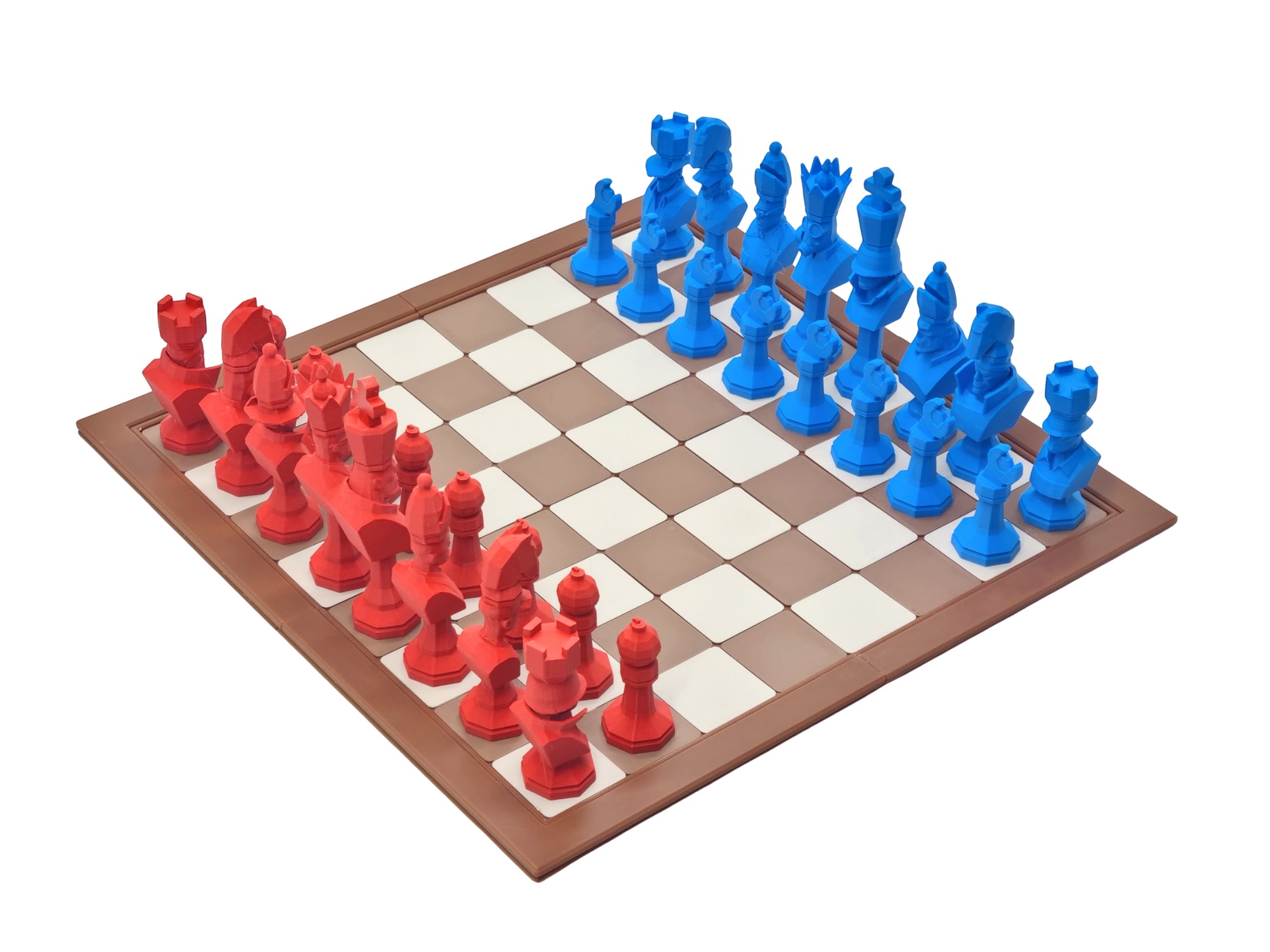 TF2 Chess Set STL with swappable heads and bases