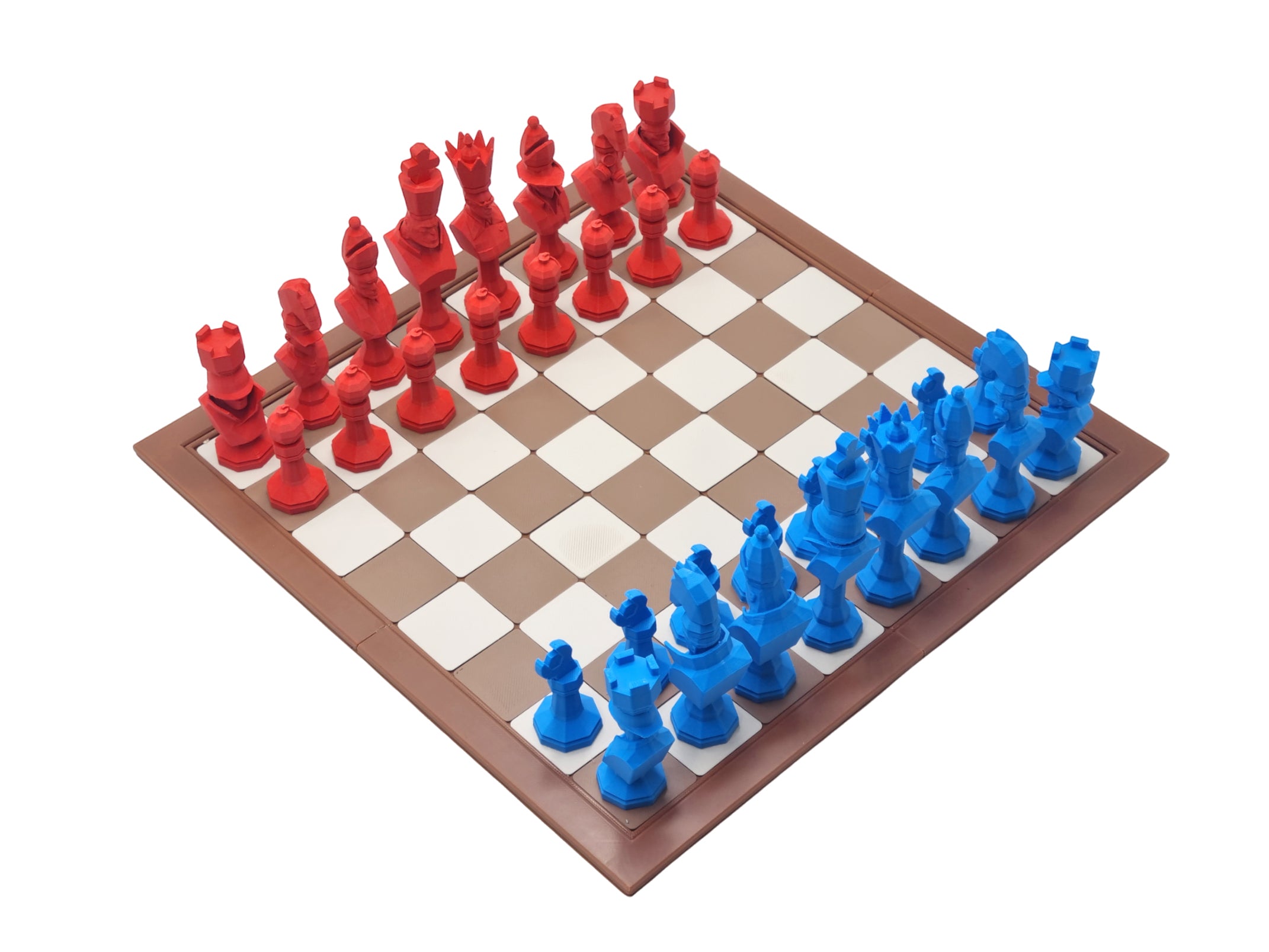 TF2 Chess Set STL with swappable heads and bases