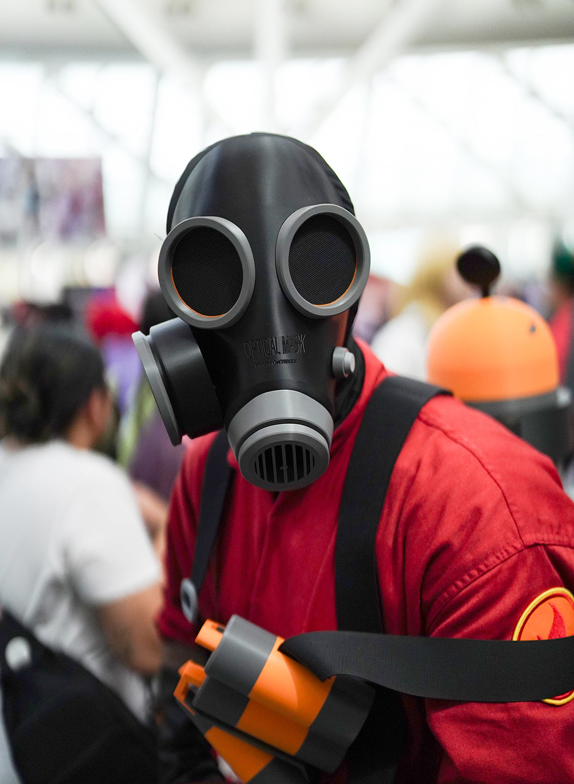 Pyro Gas Mask for Cosplay