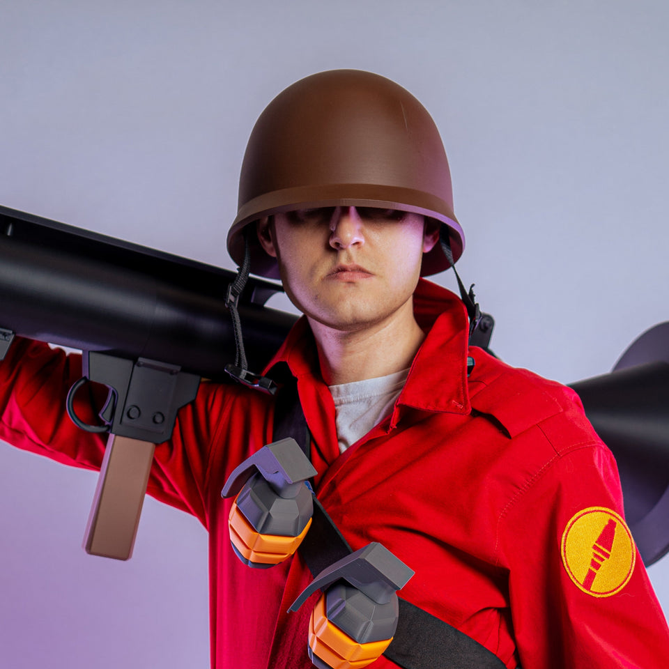 TF2 Soldier Helmet STL – PROPFORTRESS