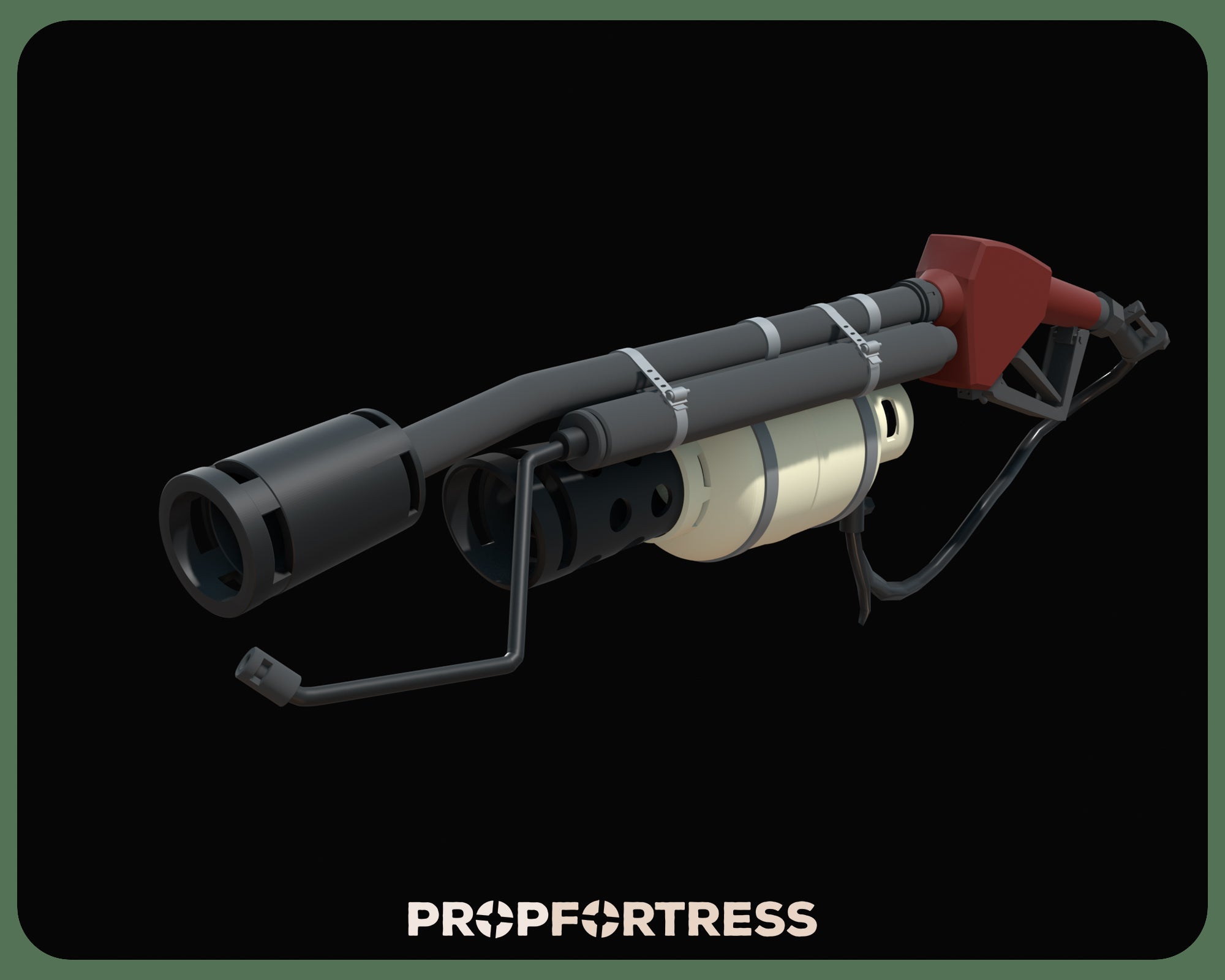 TF2 Pyro Flamethrower Prop – PROPFORTRESS