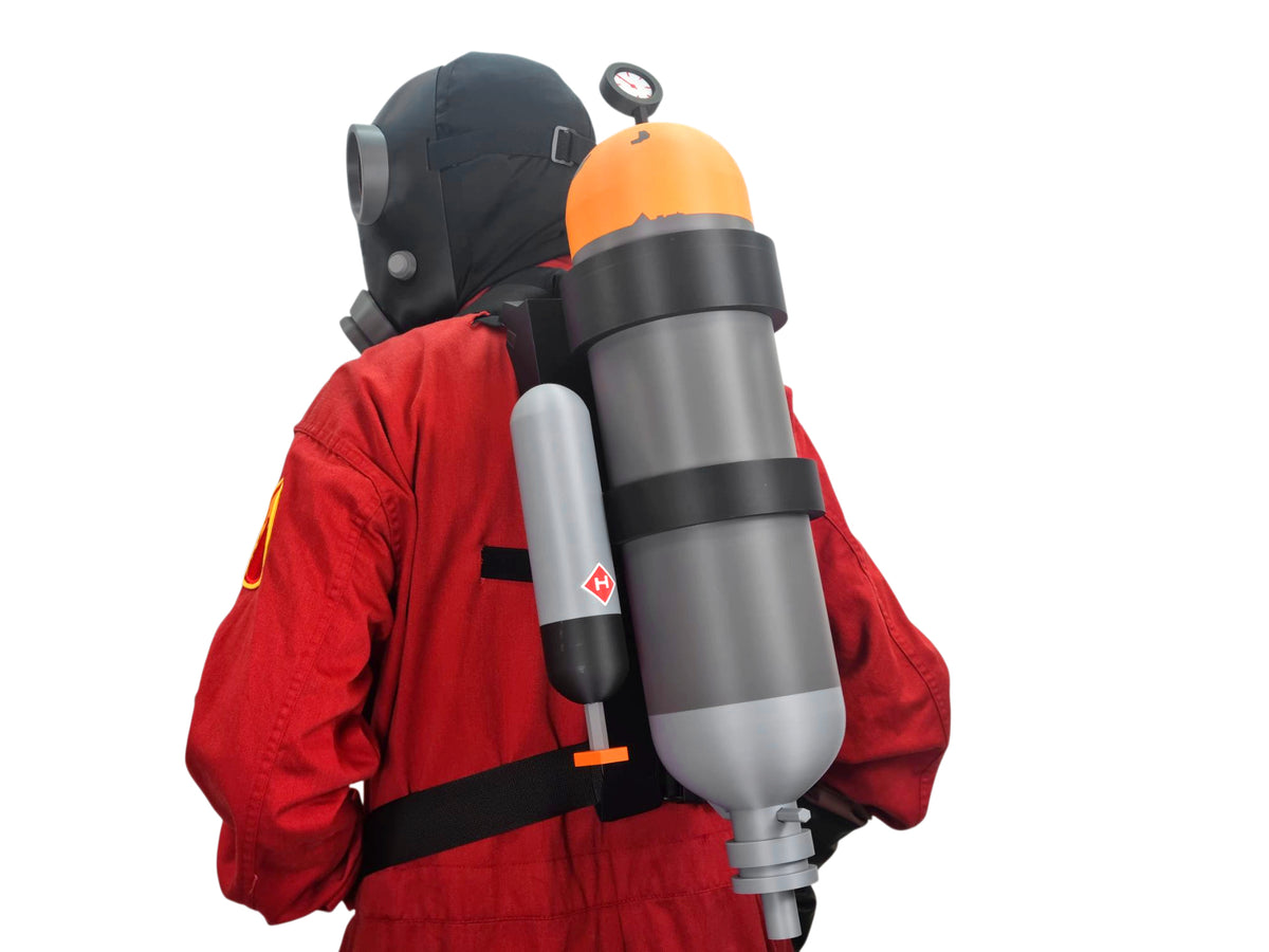 Pyro Tank Backpack for Cosplay