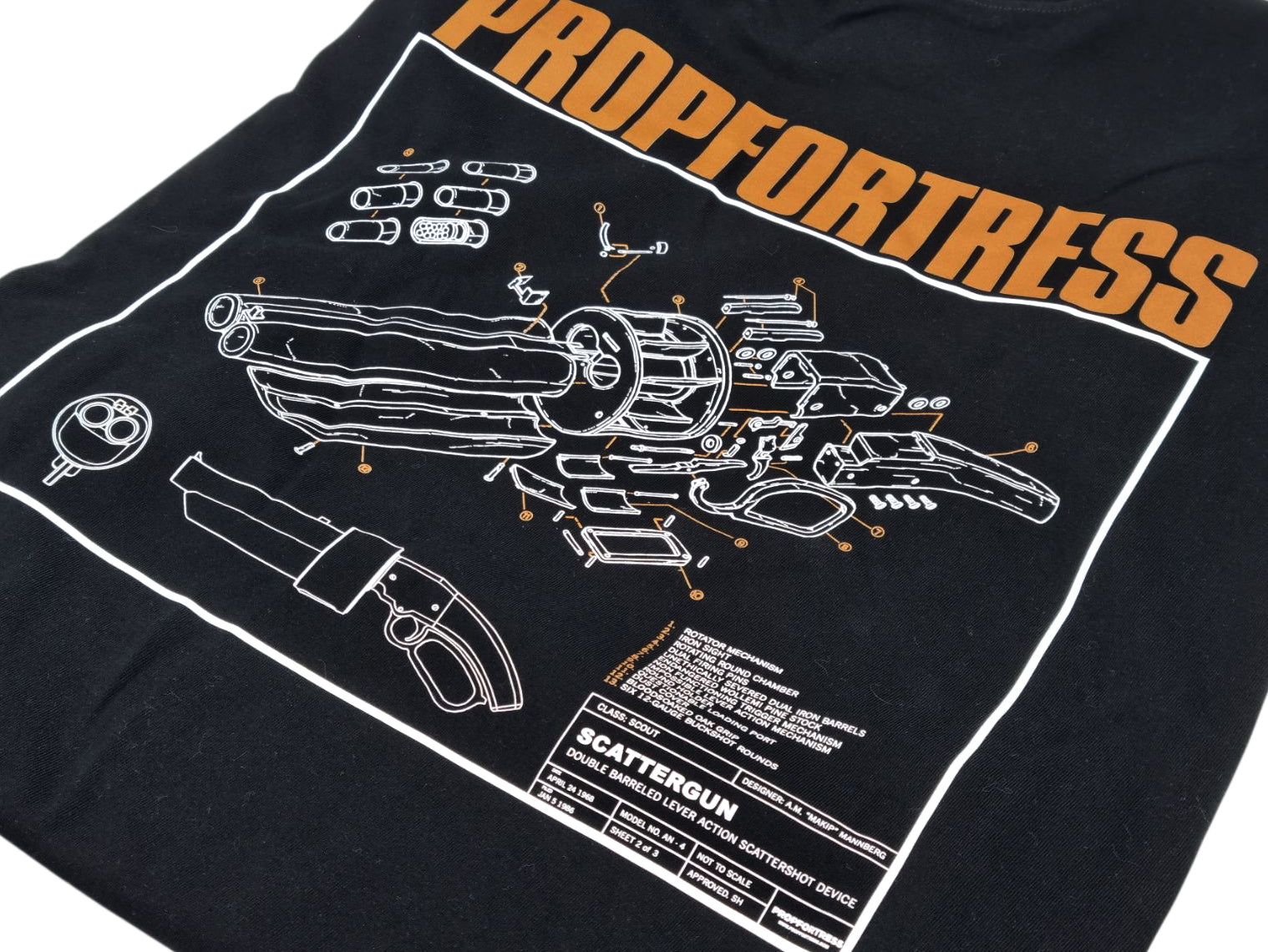 PropFortress T-Shirt: The Scattergun