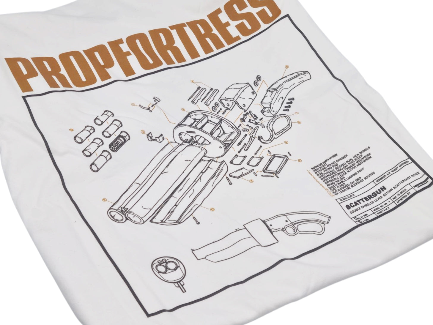 PropFortress T-Shirt: The Scattergun