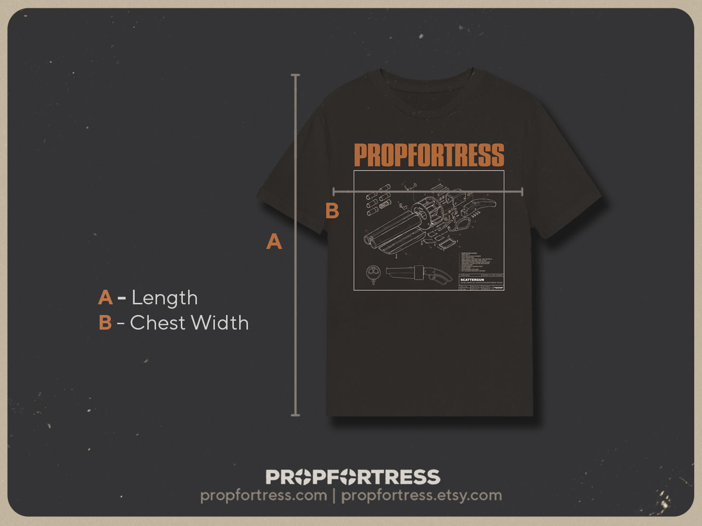 PropFortress T-Shirt: The Scattergun