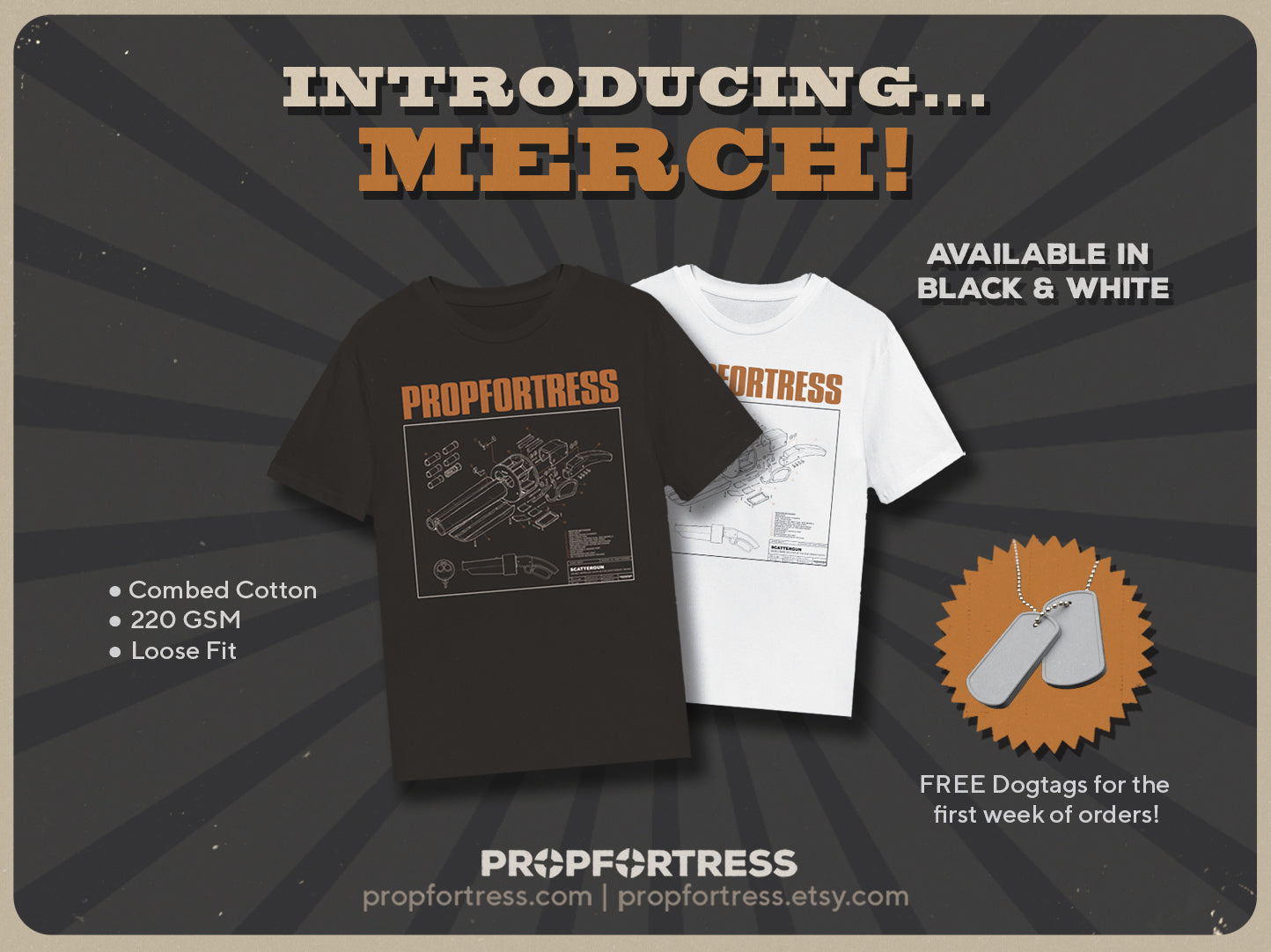 PropFortress T-Shirt: The Scattergun