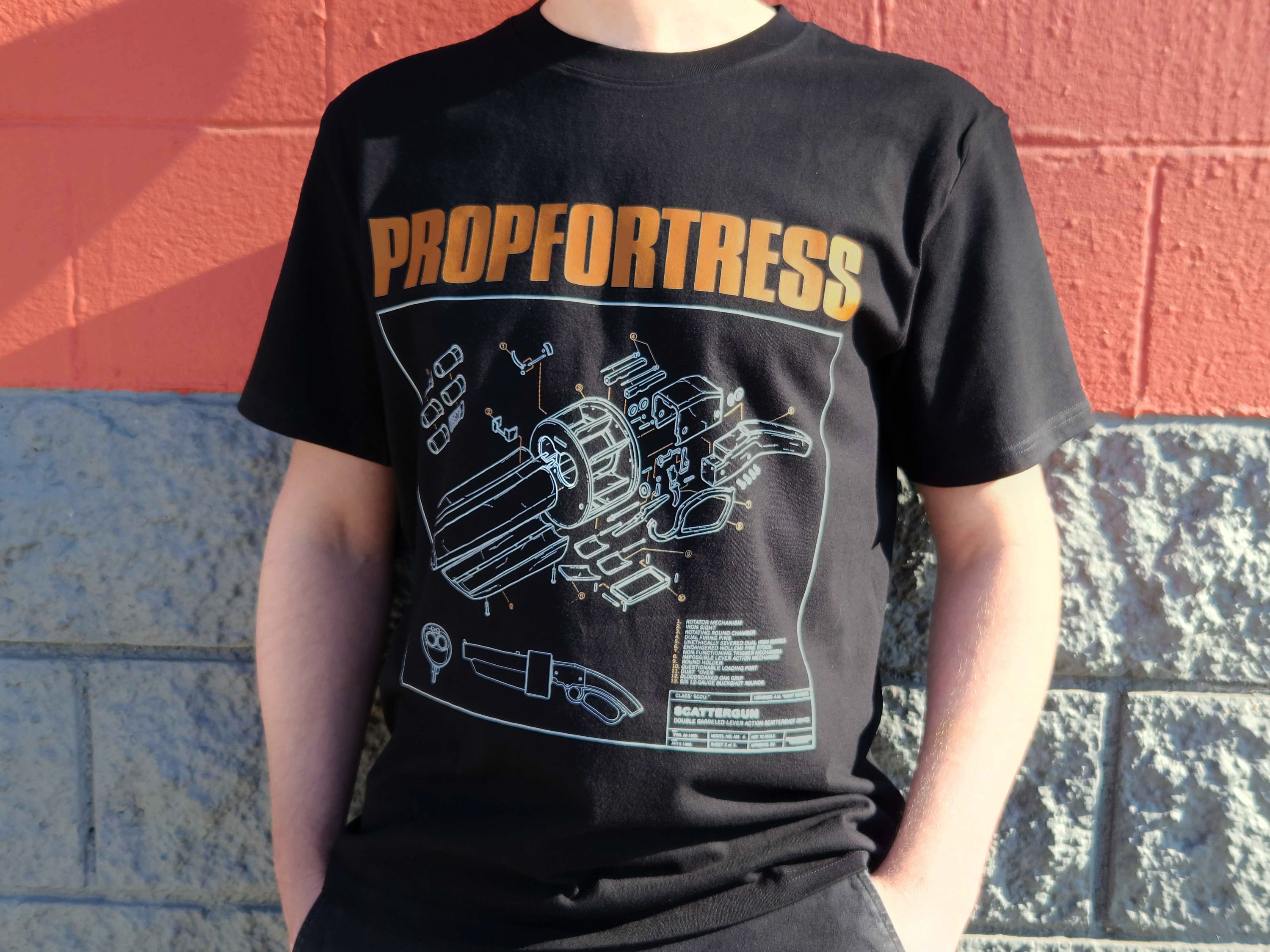 PropFortress T-Shirt: The Scattergun