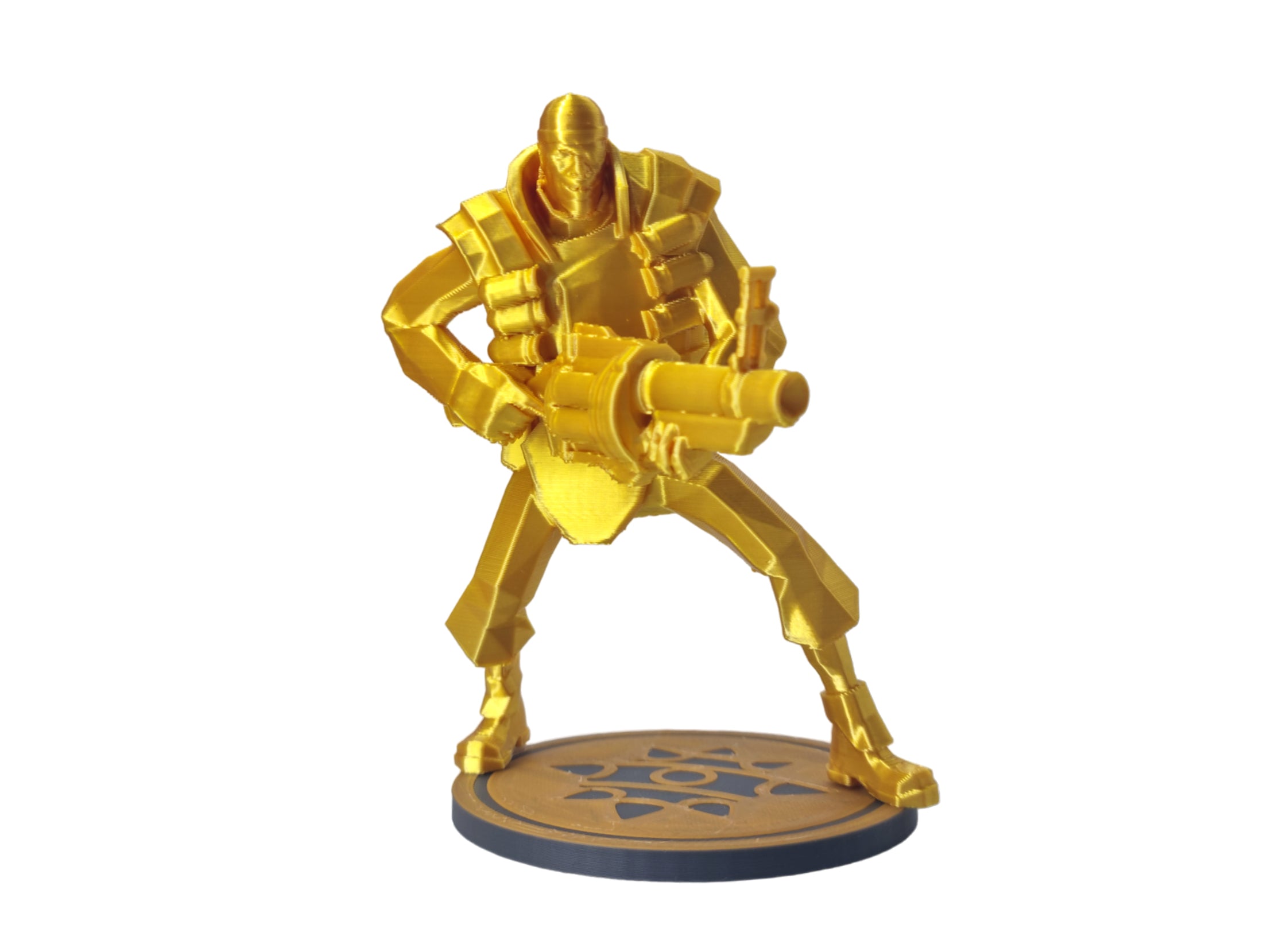 DEMOMAN Low Poly Statue Figurine