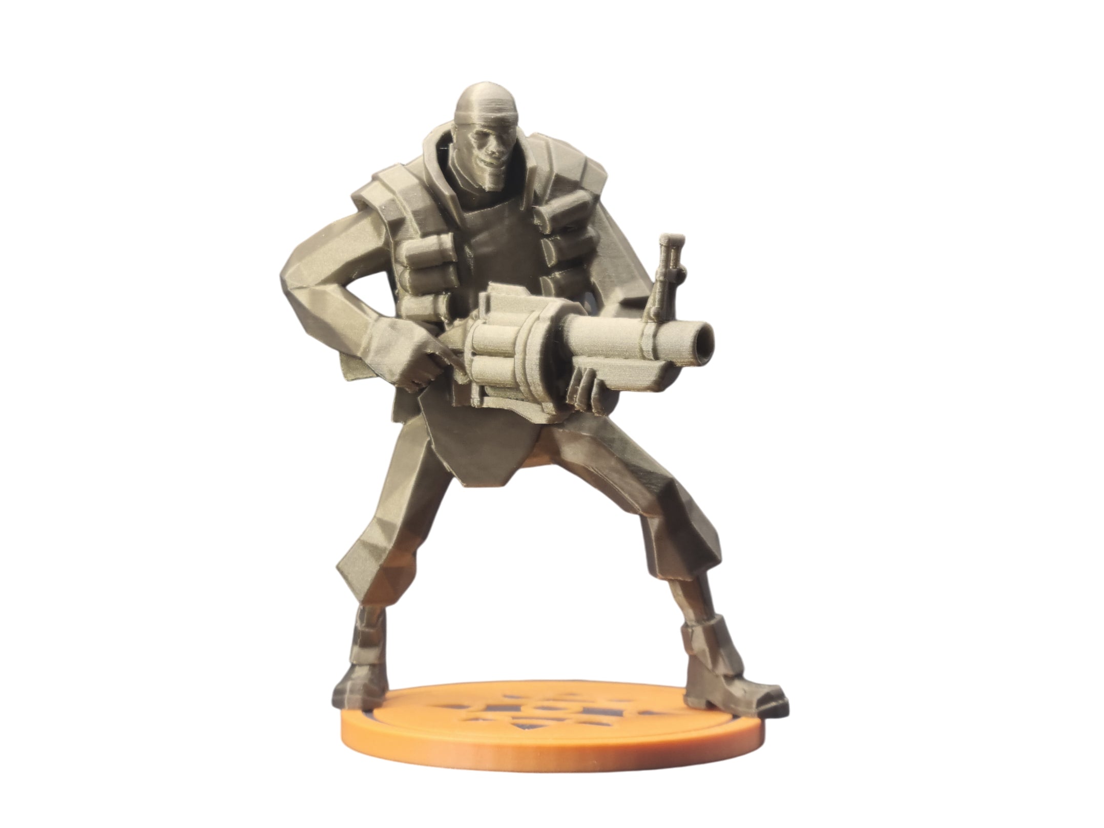 DEMOMAN Low Poly Statue Figurine