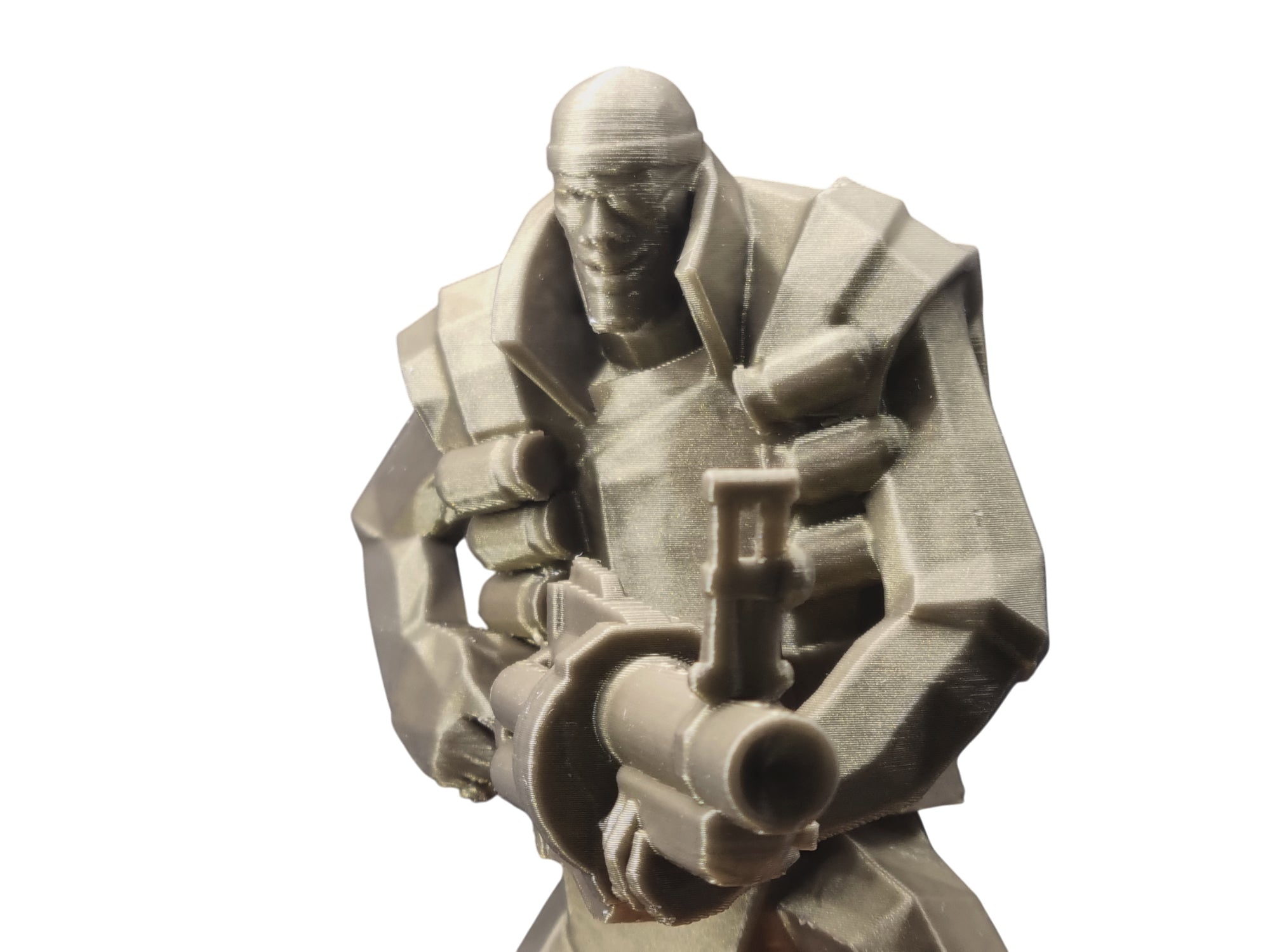 DEMOMAN Low Poly Statue Figurine