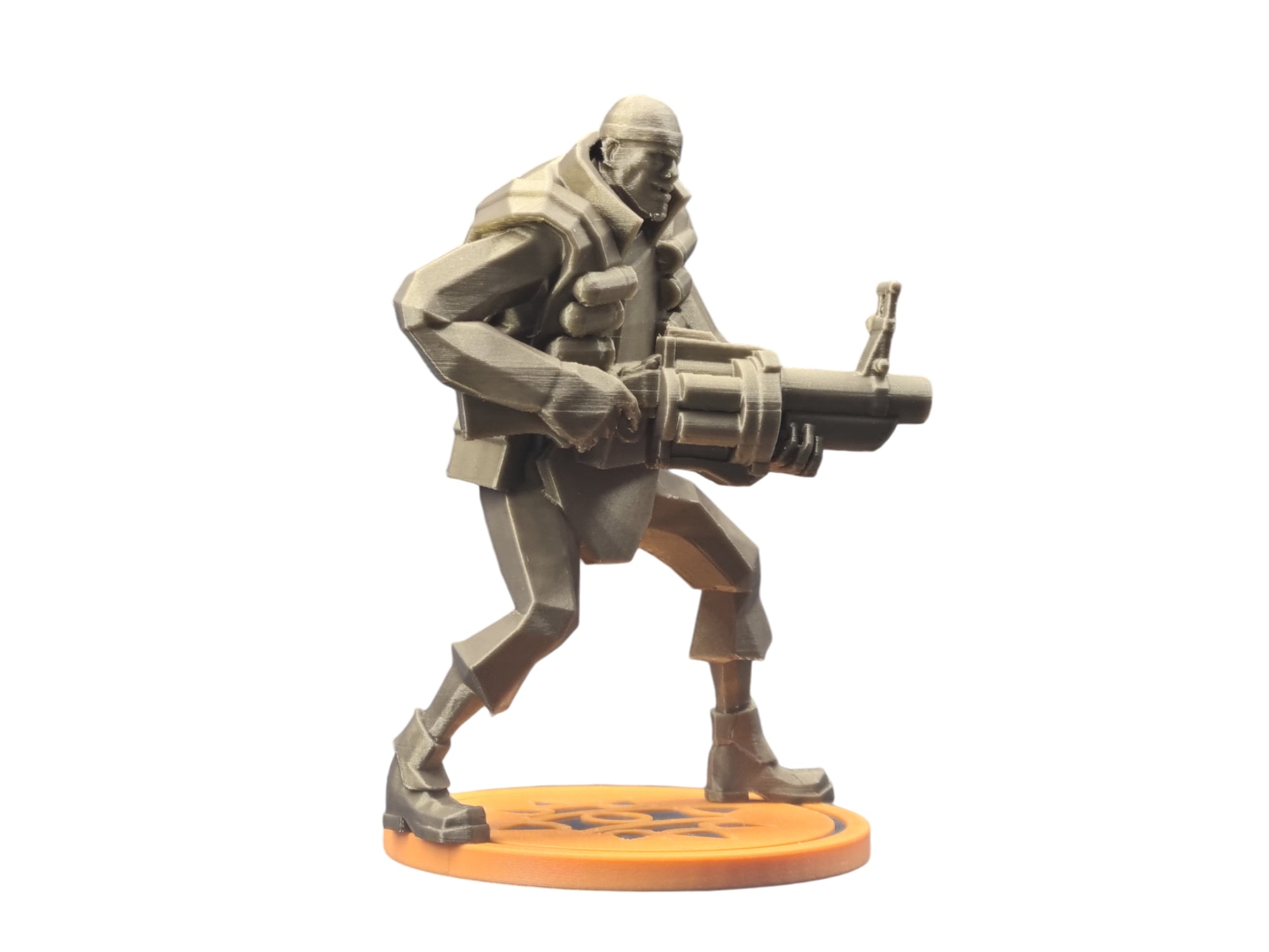 DEMOMAN Low Poly Statue Figurine