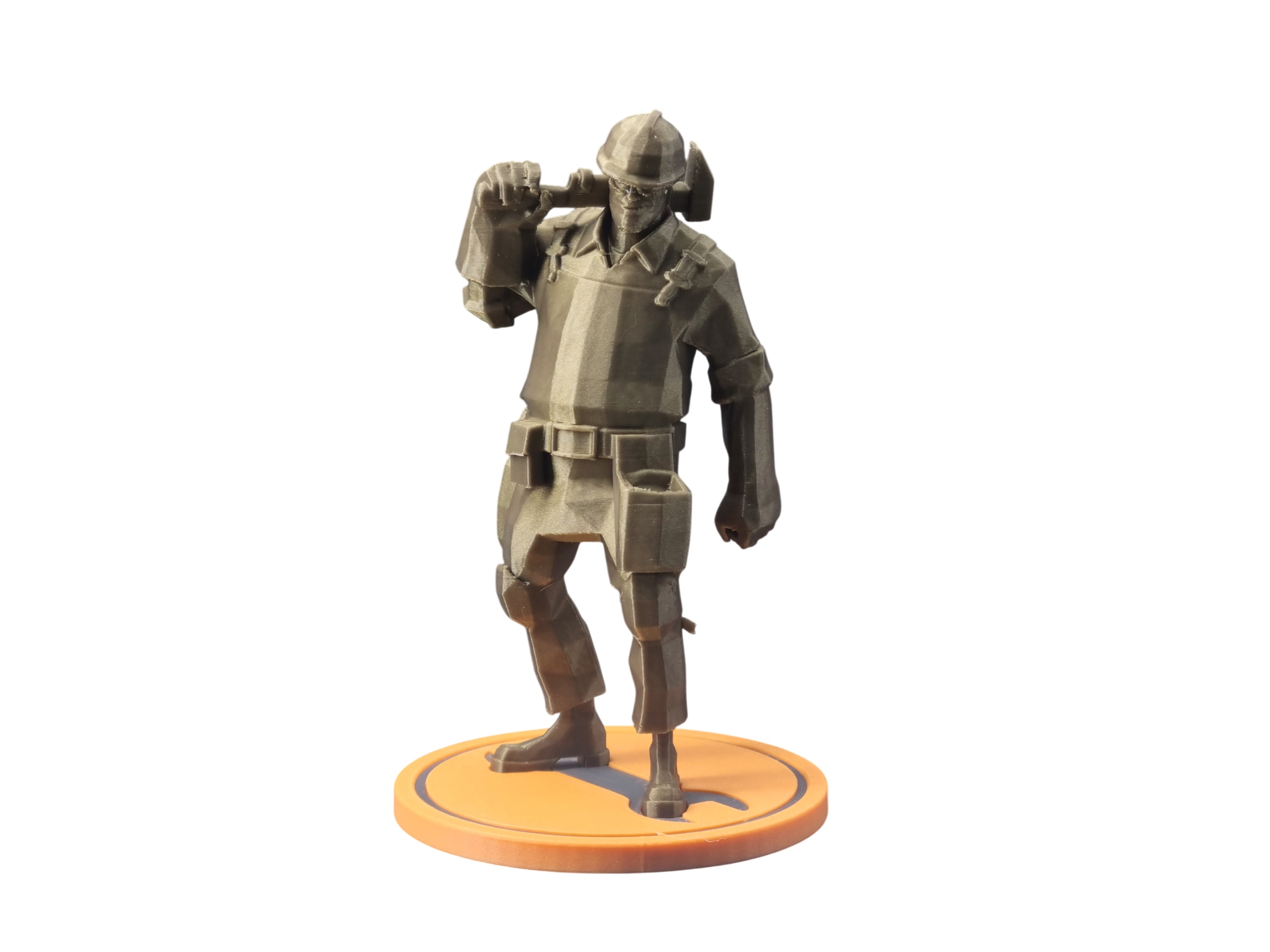 ENGINEER Low Poly Statue Figurine