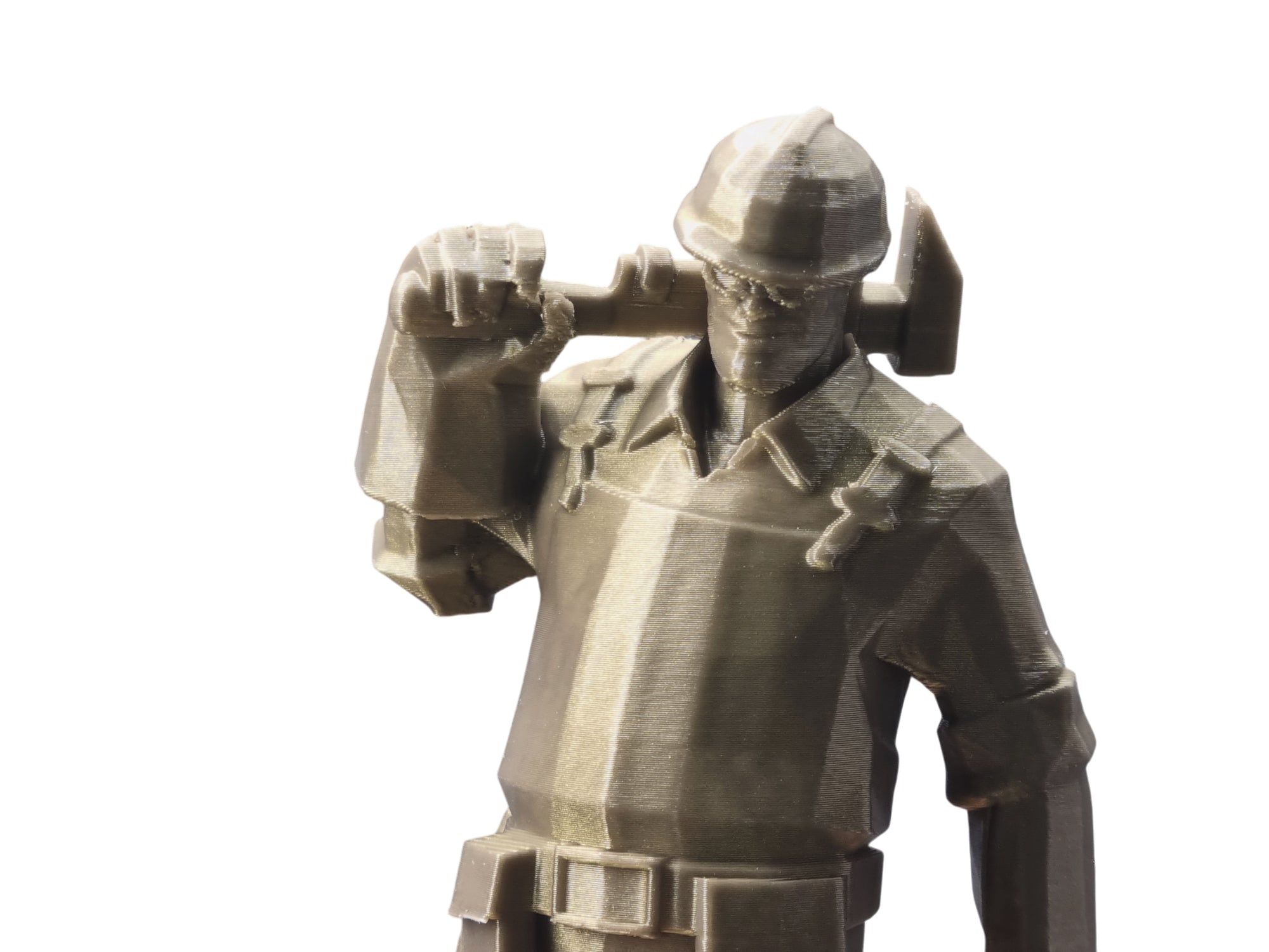 ENGINEER Low Poly Statue Figurine