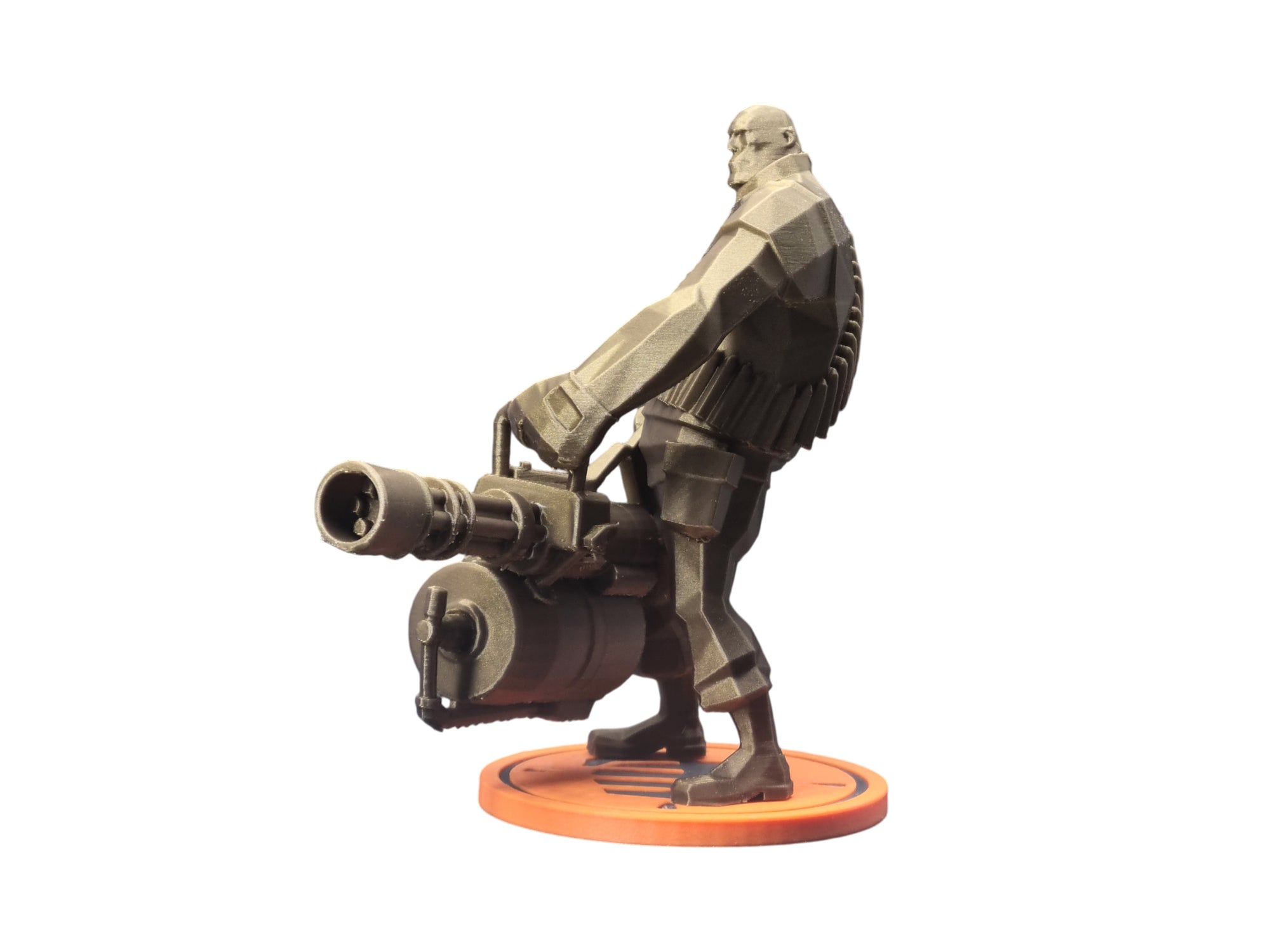 HEAVY Low Poly Statue Figurine