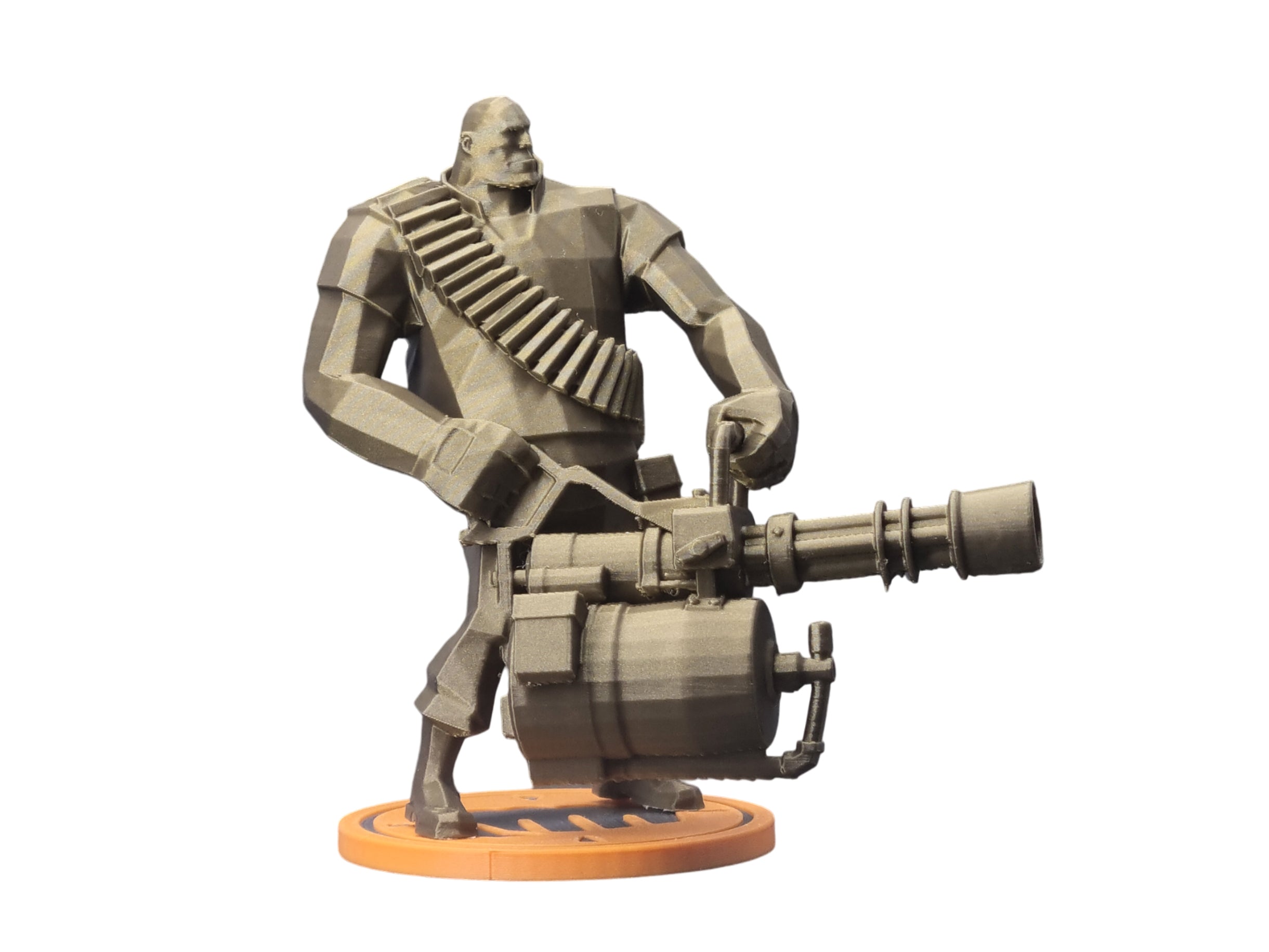 HEAVY Low Poly Statue Figurine