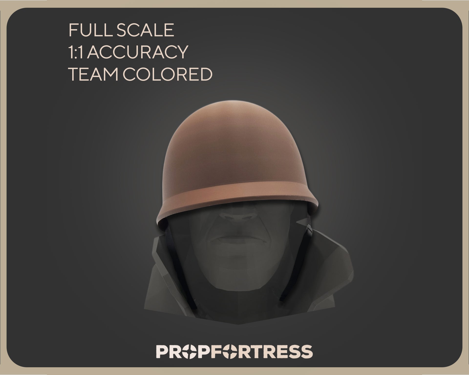 TF2 Soldier's Helmet Cosplay Prop