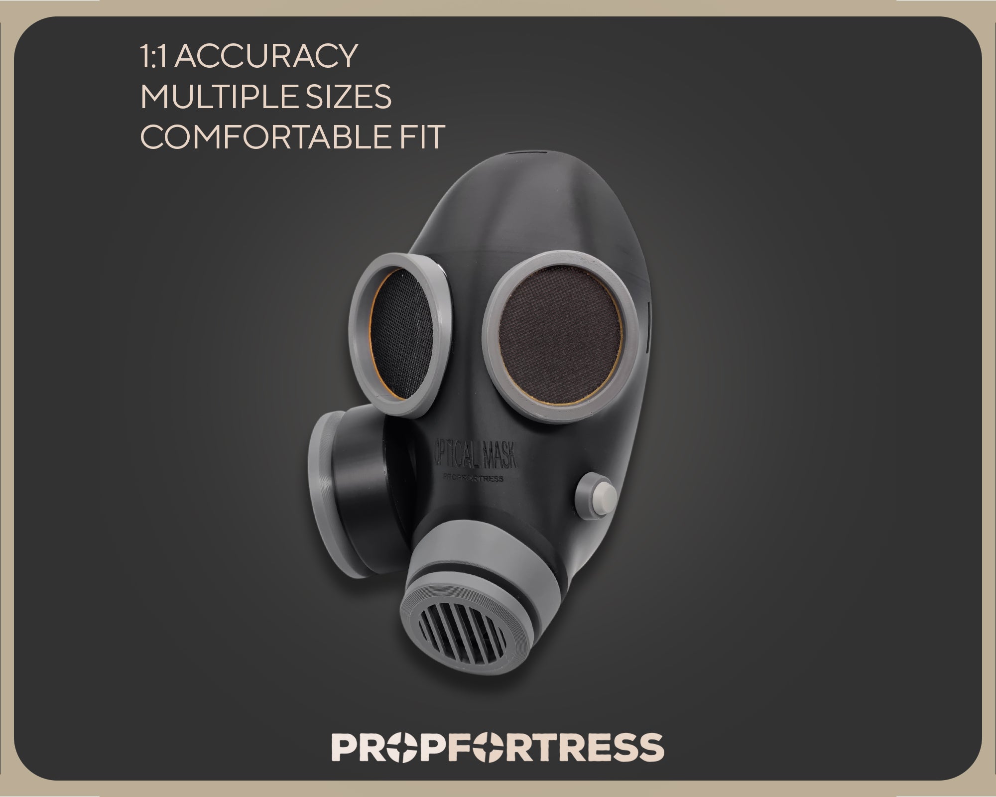 Pyro Gas Mask for Cosplay